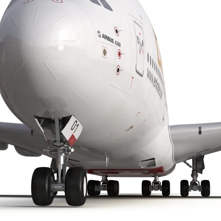 Airbus A380-900 Emirates 3D model