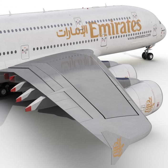 Airbus A380-900 Emirates 3D model