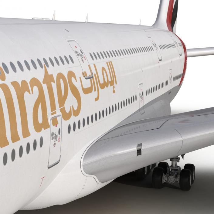 Airbus A380-900 Emirates 3D model