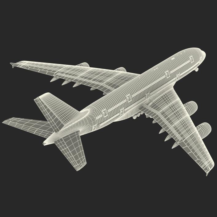 Airbus A380-900 Emirates 3D model