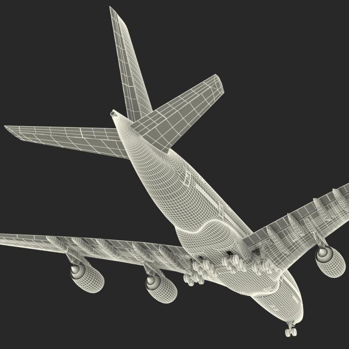 Airbus A380-900 Emirates 3D model