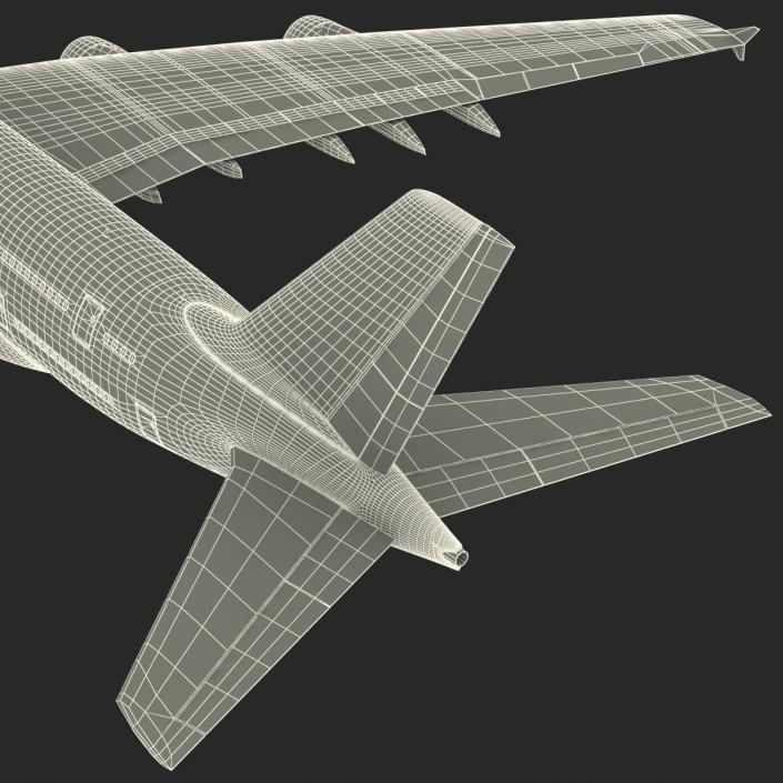 Airbus A380-900 Emirates 3D model