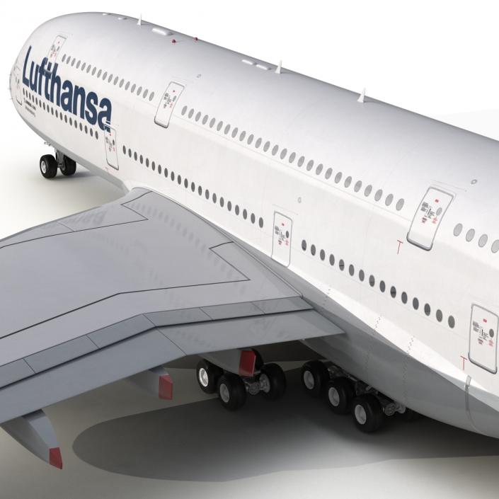 3D model Airbus A380-900 Lufthansa