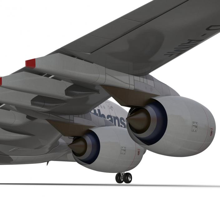 3D model Airbus A380-900 Lufthansa