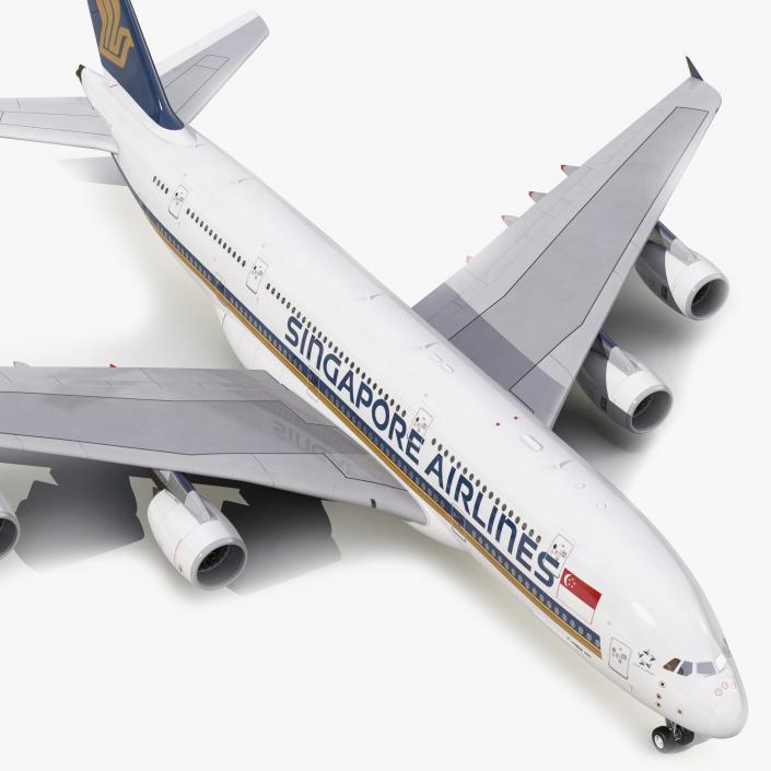 Airbus A380-900 Singapore Airlines 3D model