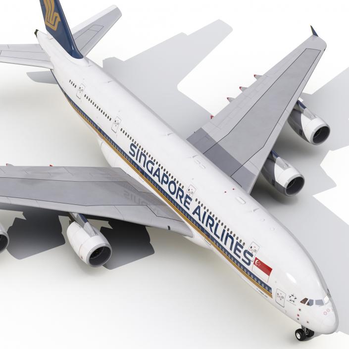 Airbus A380-900 Singapore Airlines 3D model