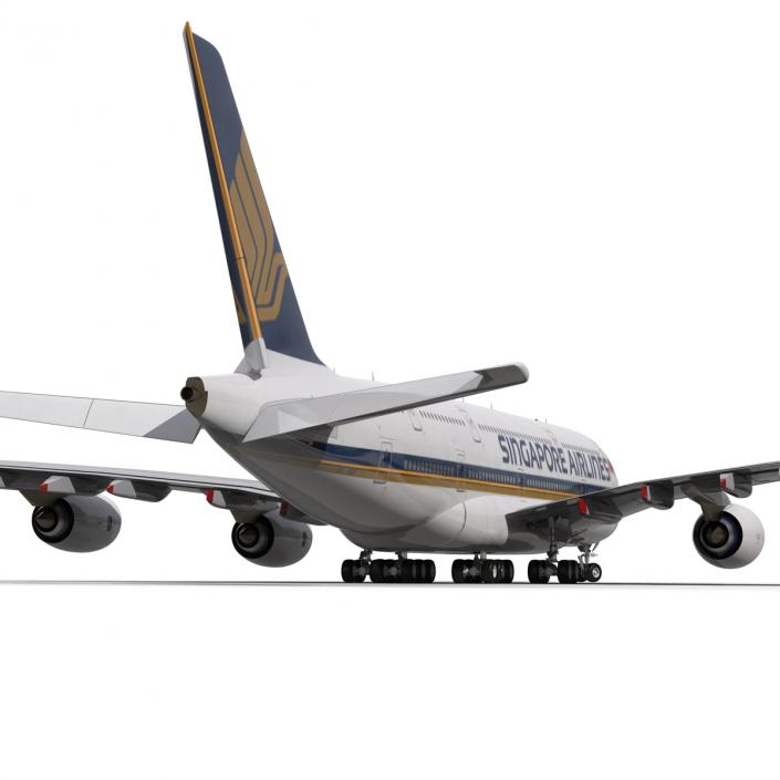 Airbus A380-900 Singapore Airlines 3D model