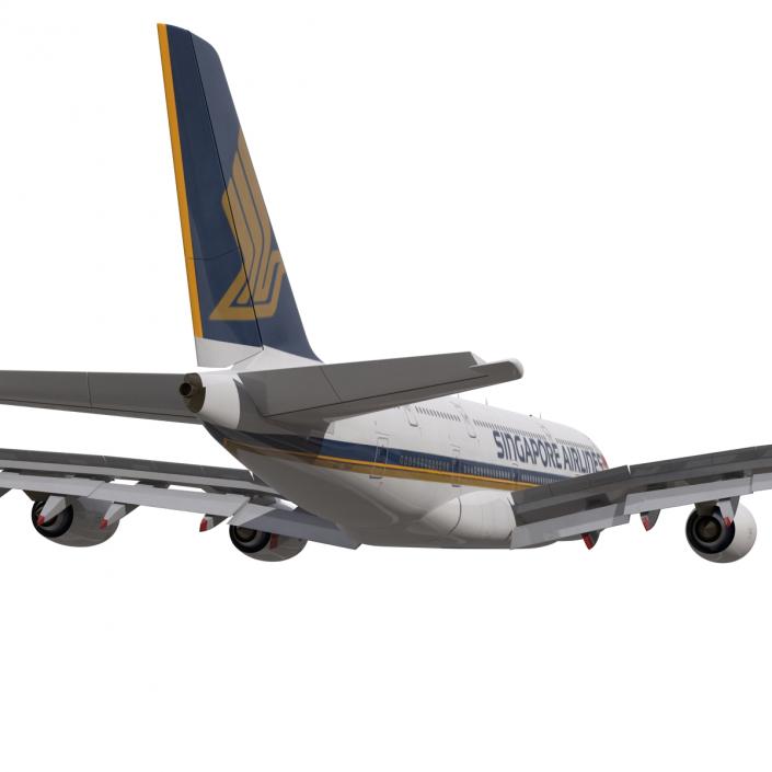 Airbus A380-900 Singapore Airlines 3D model