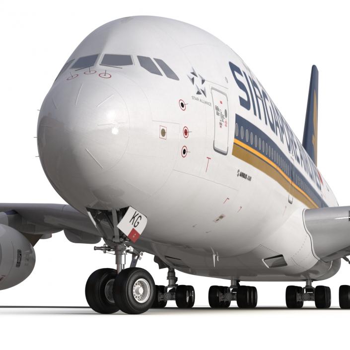 Airbus A380-900 Singapore Airlines 3D model