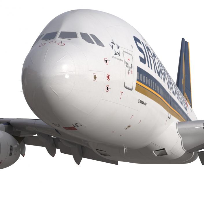 Airbus A380-900 Singapore Airlines 3D model