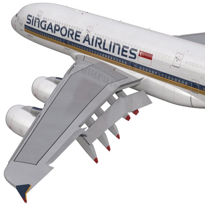 Airbus A380-900 Singapore Airlines 3D model