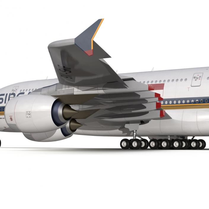 Airbus A380-900 Singapore Airlines 3D model