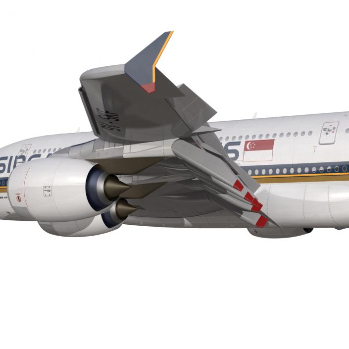 Airbus A380-900 Singapore Airlines 3D model