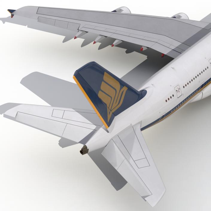 Airbus A380-900 Singapore Airlines 3D model