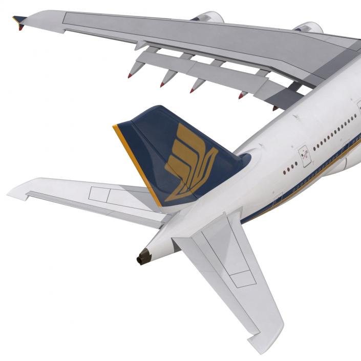 Airbus A380-900 Singapore Airlines 3D model