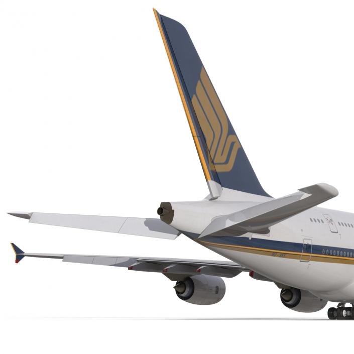 Airbus A380-900 Singapore Airlines 3D model