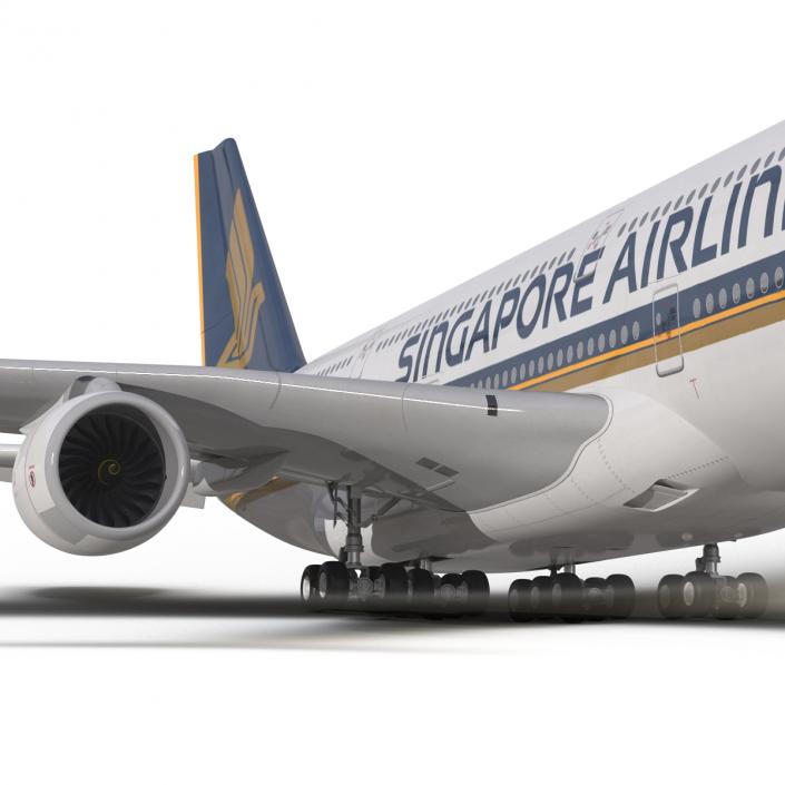 Airbus A380-900 Singapore Airlines 3D model