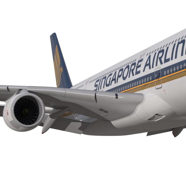 Airbus A380-900 Singapore Airlines 3D model