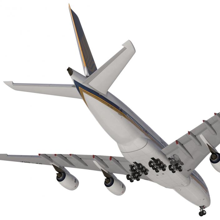 Airbus A380-900 Singapore Airlines 3D model