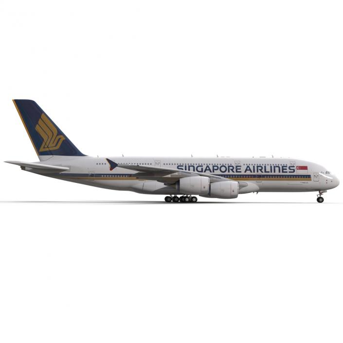 Airbus A380-900 Singapore Airlines 3D model