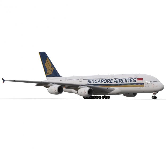 Airbus A380-900 Singapore Airlines 3D model