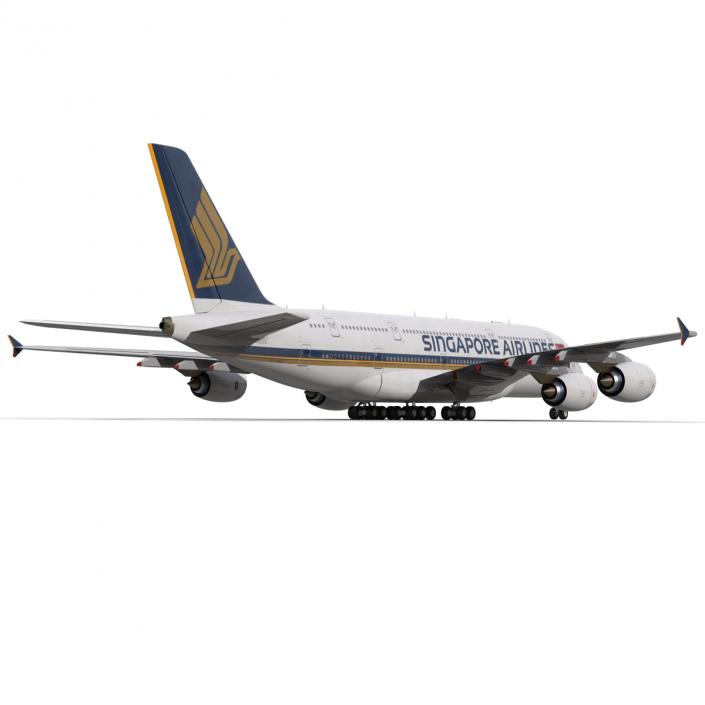 Airbus A380-900 Singapore Airlines 3D model