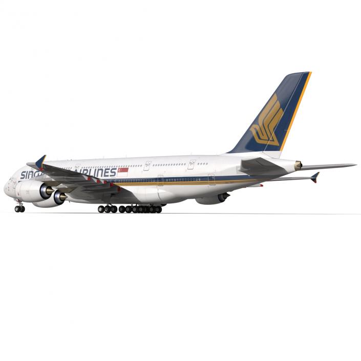 Airbus A380-900 Singapore Airlines 3D model