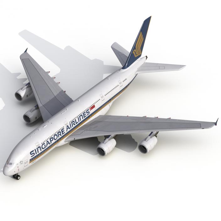 Airbus A380-900 Singapore Airlines 3D model