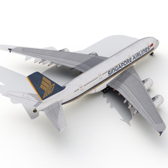 Airbus A380-900 Singapore Airlines 3D model