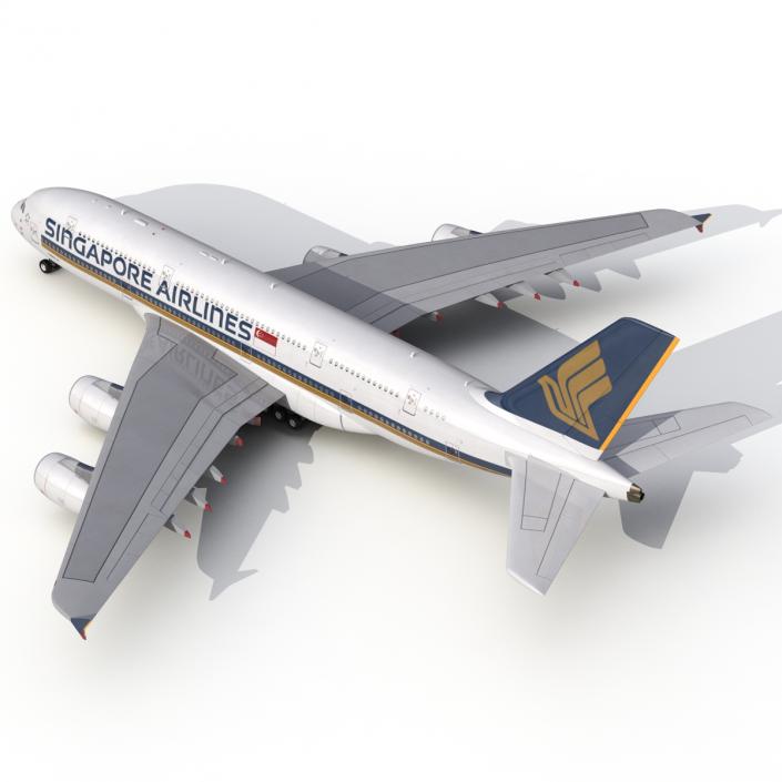 Airbus A380-900 Singapore Airlines 3D model