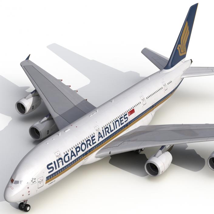 Airbus A380-900 Singapore Airlines 3D model