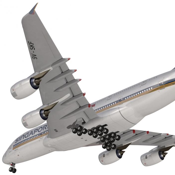 Airbus A380-900 Singapore Airlines 3D model