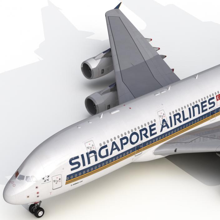 Airbus A380-900 Singapore Airlines 3D model