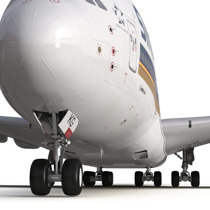 Airbus A380-900 Singapore Airlines 3D model