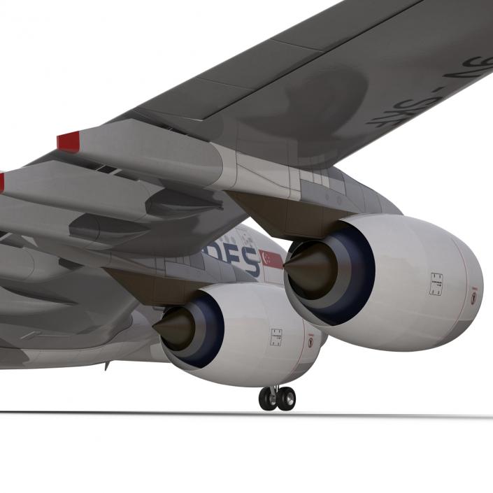 Airbus A380-900 Singapore Airlines 3D model