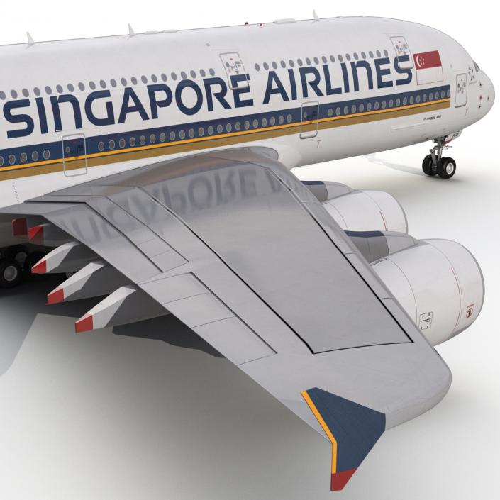 Airbus A380-900 Singapore Airlines 3D model