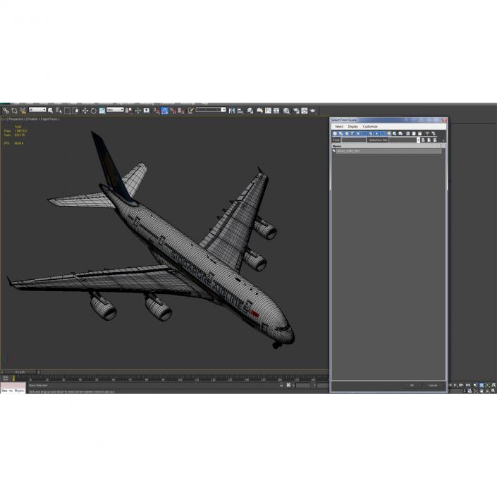 Airbus A380-900 Singapore Airlines 3D model