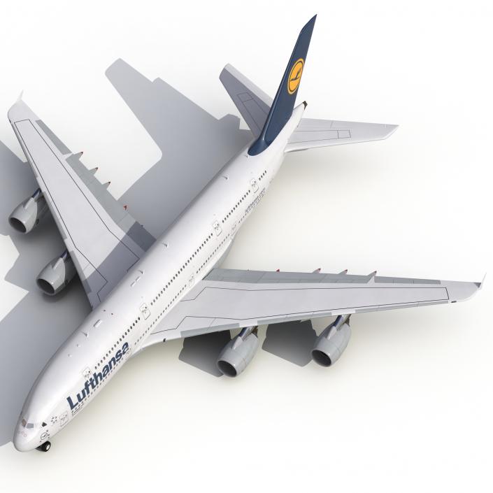 3D model Airbus A380-900 Lufthansa