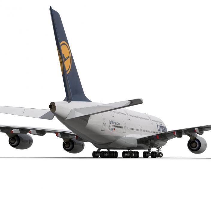 3D model Airbus A380-900 Lufthansa