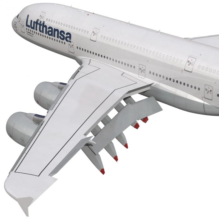 3D model Airbus A380-900 Lufthansa