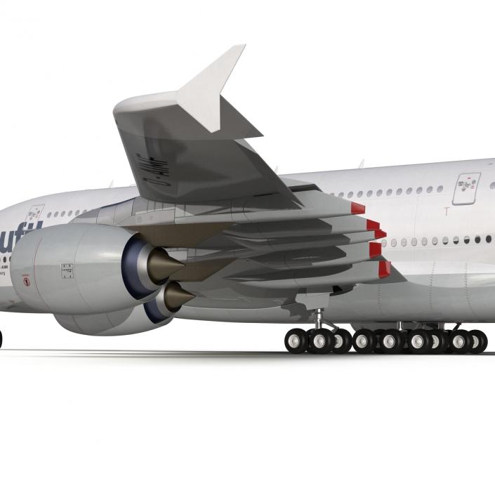 3D model Airbus A380-900 Lufthansa