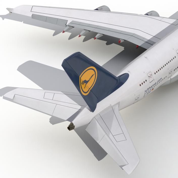 3D model Airbus A380-900 Lufthansa