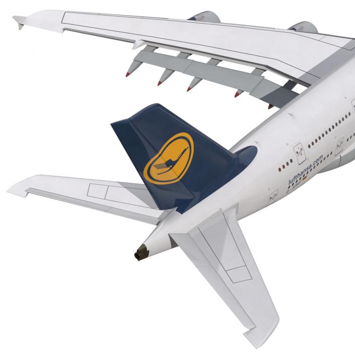 3D model Airbus A380-900 Lufthansa