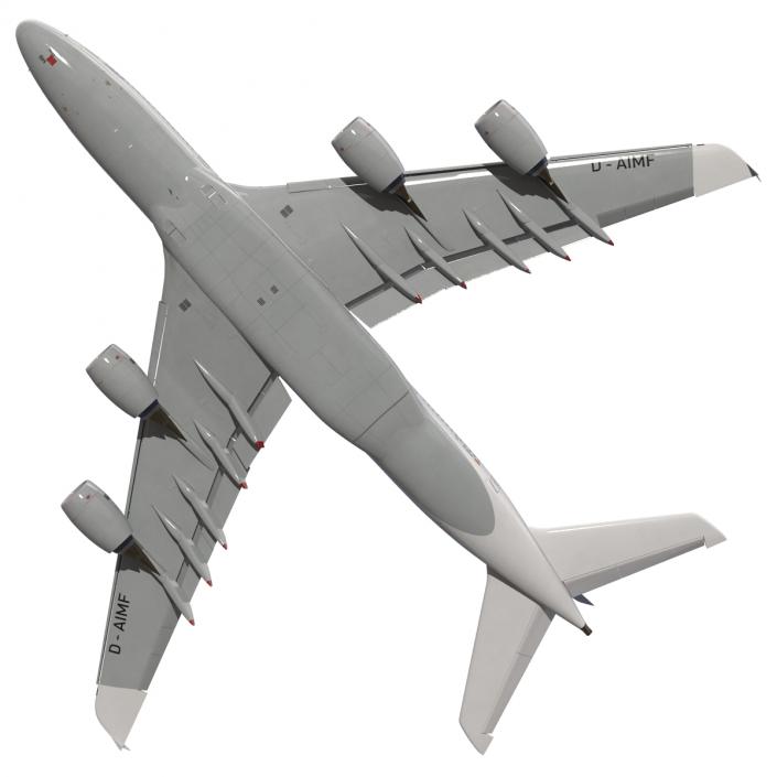 3D model Airbus A380-900 Lufthansa