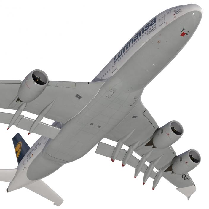 3D model Airbus A380-900 Lufthansa