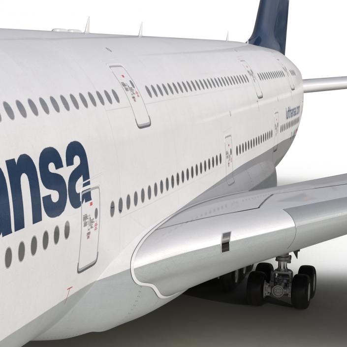 3D model Airbus A380-900 Lufthansa