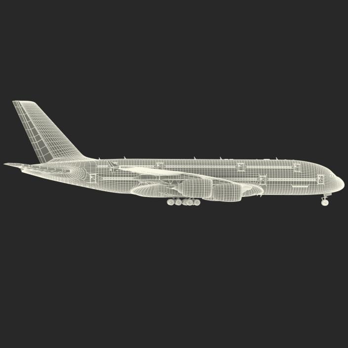 3D model Airbus A380-900 Lufthansa