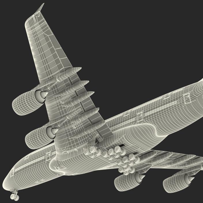 3D model Airbus A380-900 Lufthansa