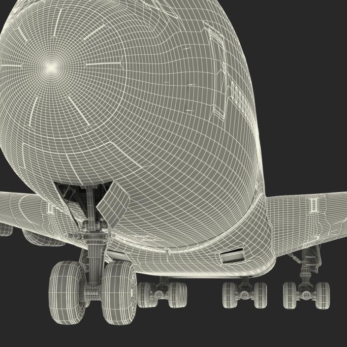 3D model Airbus A380-900 Lufthansa