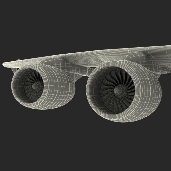 3D model Airbus A380-900 Lufthansa